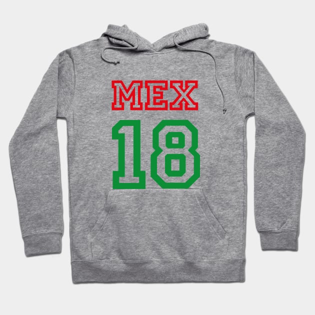 MEXICO 2018 Hoodie by eyesblau